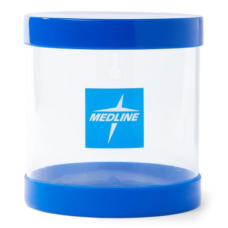 Medline Emesis Bag Dispenser Clean Sack™ Blue / Clear Manual Pull 24 Bags Wall Mount - Case of 6 - NONEMBGDISP-CS