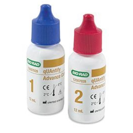 Bio-Rad Laboratories Assayed Control qUAntify® Advance Multiple Analytes Bi-Level 6 X 12 mL - Box of 1 - 12007028-BX