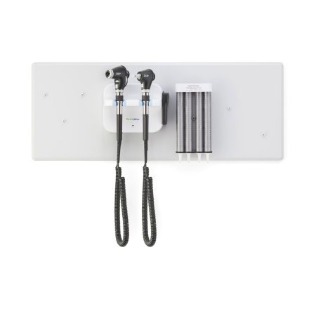 Welch Allyn Wall Transformer Green Series™ 777 Welch Allyn Green Series 777 Integrated Wall System with PanOptic Plus LED Ophthalmoscope, MacroView Plus LED Otoscope for iExaminer, and Ear Specula Dispenser - Each - 777-PM3WXX-US-EA