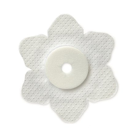 Mediusa Foam Dressing Advazorb®Areola 5 X 5 Inch Without Border Without Film Backing Silicone Adhesive Areola Shape Sterile - Box of 10 - CR4490-BX