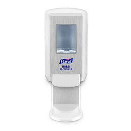 GOJO Hand Hygiene Dispenser PURELL® CS4 Chrome / White ABS Plastic Manual Push 1200 mL Wall Mount - Case of 1 - 5121-01-CS