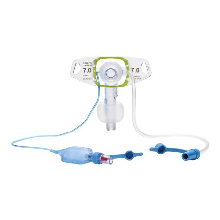 Smiths Medical ASD, Inc. Cuffed Tracheostomy Tube Portex BLUselect® Suctionaid® Two Inner Cannulas Size 7.5 mm Adult - Each - 101/875/075-EA