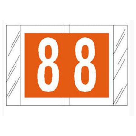 Tabbies Index Tab COL'R'TAB® 1 X 1-1/2 Inch 88 - Roll of 500 - 11008-RL