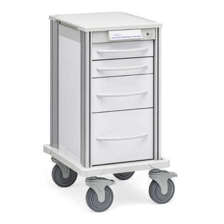 Solaire Medical Multifunctional Supply Cart Pace Series Aluminum Case - Each - SPN21W4-EA