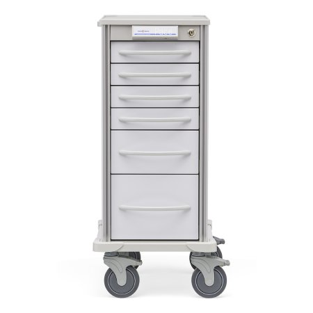Solaire Medical Multifunctional Supply Cart Pace Series Aluminum Case - Each - SPN27W6-EA