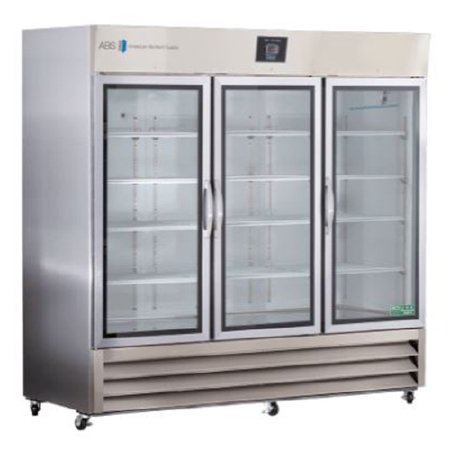 Horizon Scientific Inc Refrigerator ABS® Pharmaceutical 72 cu.ft. 3 Glass Doors Cycle Defrost - Each - PH-ABT-HC-SSP-72G-EA