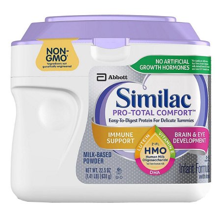 Abbott Nutrition Infant Formula Similac Pro-Total Comfort™ 20.1 oz. Canister Powder Iron Lactose Sensitivity - Case of 4 - 68107-CS