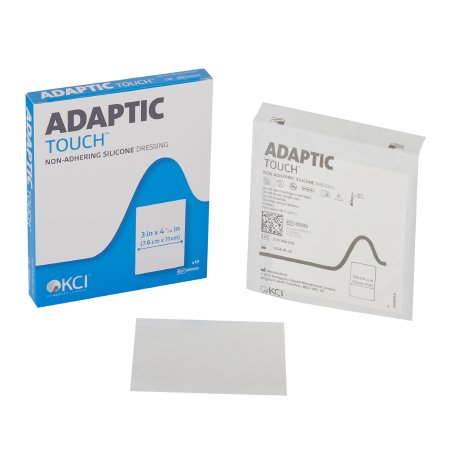 3M Systagenix/KCI Wound Contact Layer Dressing 3M™ Adaptic™ Touch Rectangle Sterile - Each - 500502-EA