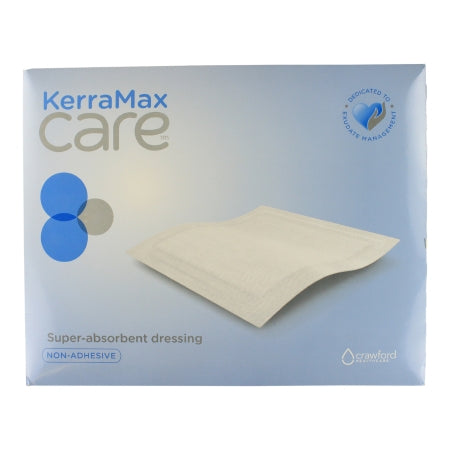 3M Systagenix/KCI Super Absorbent Dressing KerraMax Care® Gentle Border 6 X 10 Inch Rectangle - Each - PRD500-1177-EA