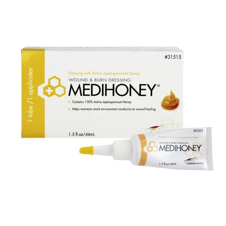 Derma Sciences Honey Wound and Burn Dressing MEDIHONEY® 1.5 oz. Paste NonSterile - Each - 80995803361-EA