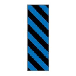 Steris Blank Instrument Tape Key Surgical® Colored Identification Tape Black / Blue Vinyl 1/4 Inch - Each - T3200902-EA