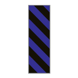 Steris Blank Instrument Tape Key Surgical® Colored Identification Tape Black / Blue Vinyl 1/4 Inch - Each - T3200906-EA