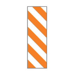 Steris Blank Instrument Tape Key Surgical® Colored Identification Tape Orange / White Vinly 1/4 Inch - Each - T3200107-EA