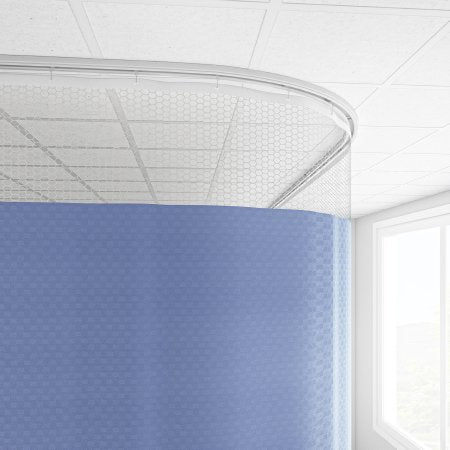 Imperial Fastener Company Cubicle Curtain 20 Inch Mesh 216 Inch Width 104 Inch Length - Each - 104X216SUMBLU-EA