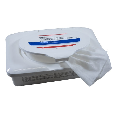 Cardinal Rinse-Free Personal Wipe Cardinal Health™ Wings™ Tub Vitamin E / Chamomile / Aloe Vera Scented 64 Count - Case of 512 - 5299T-CS