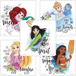 SmileMakers SmileMakers® 104 per Unit Disney Princess Adventure Ready Sticker 2-1/2 Inch - Roll of 100 - ST1784R-RL