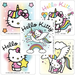 SmileMakers SmileMakers® 112 per Unit Hello Kitty Unicorn Sticker 2-1/2 Inch - Roll of 100 - ST1862R-RL