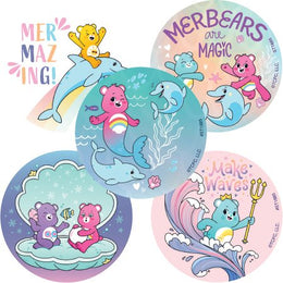 SmileMakers SmileMakers® 116 per Unit Care Bears Mermazing Sticker 2-1/2 Inch - Roll of 100 - ST1885R-RL