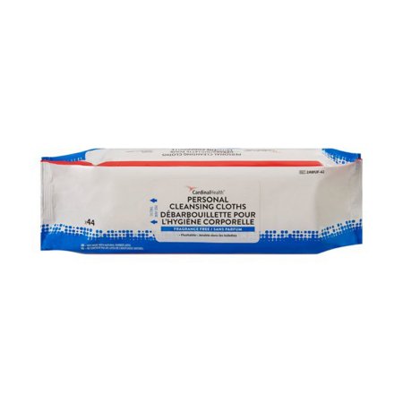 Cardinal Flushable Rinse-Free Personal Wipe Cardinal Health™ Wings™ Soft Pack Unscented 44 Count - Pack of 44 - 2AWUF-42-PK