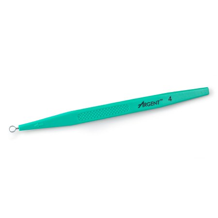 McKesson Dermal Curette McKesson 5-1/2 Inch Length Flat Textured Handle 4 mm Tip Semi-Sharp Loop Tip - Case of 200 - 16-DC4-CS