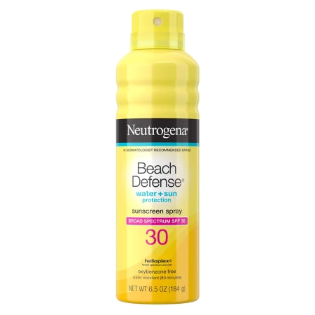 J & J Sales Sunscreen Neutrogena® Beach Defense®Water + Sun Protection SPF 30 Liquid 6.5 oz. Can - Each - 08680087273-EA