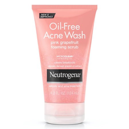J & J Sales Acne Treatment Neutrogena® Oil-Free Acne Wash 4.2 oz. Foaming Scrub - Each - 07050105360-EA