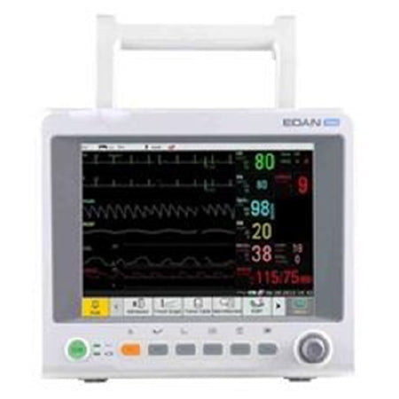 EdanUSA & MDPro Patient Monitor with CO2 Edan® iM60 Gas and Monitor Vitals Type G2, 3/5 Lead ECG, NIBP, Pulse Rate, SpO2, Temperature AC Power / Battery Operated - Each - MDPRO4500-G2.P-EA