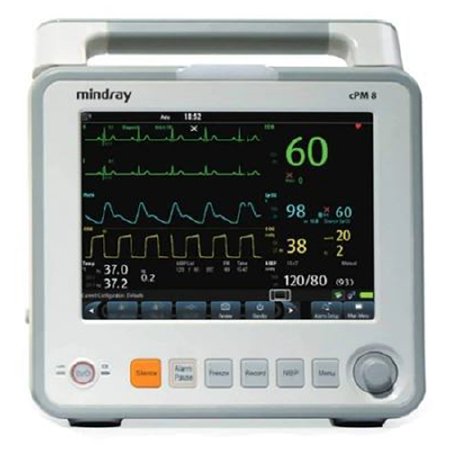 EdanUSA & MDPro Patient Monitor Midray Vital Signs Monitoring Type ECG, NIBP, SpO2, Temperature AC Power / Battery Operated - Each - 6104F-PA00064-EA