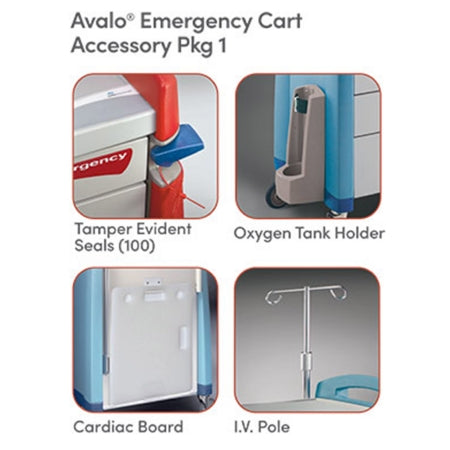 Capsa Solutions Emergency Cart Accessory Package Avalo® Avalo® Carts - Each - AM-EM-ACCPK1-EA