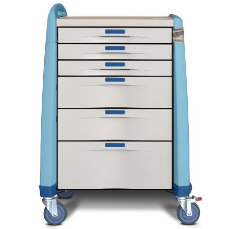 Capsa Solutions Procedure Cart Avalo Series Steel Frame - Each - AM-AN-STD-ELOK-B-EA