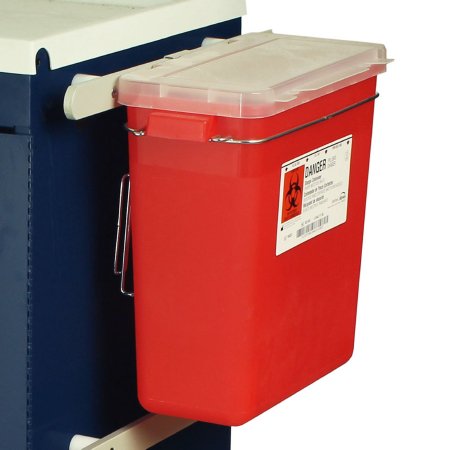 Harloff Replacement Sharps Container Harloff Red Base Horizontal / Vertical Entry 3 Gallon - Each - SHARPSRC-EA