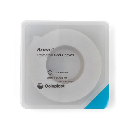 Coloplast Ostomy Seal Brava® Convex, Starter Hole 1-3/4 Inch (45mm) - Box of 10 - 12095-BX