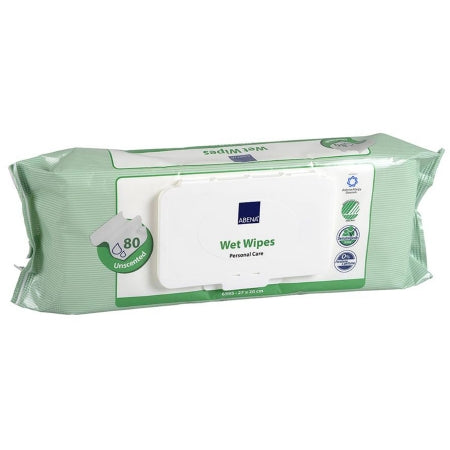 Abena North America Rinse-Free Personal Wipe Abena® Soft Pack Unscented 80 Count - Bag of 80 - 6595-BG