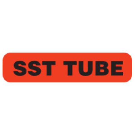 Market Lab Inc Pre-Printed Label Advisory Label Orange Paper SST Tube Black Syringe Label 1/3 X 1-3/5 Inch - Pack of 1 - 6446-PK