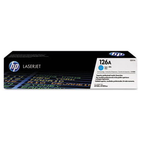HP HP 126A, (CE311A) Cyan Original LaserJet Toner Cartridge - Each - HEW-CE311A-EA