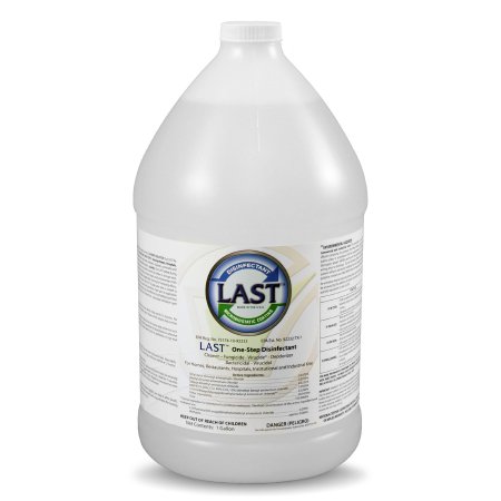 Florida Medical Sales Last™ Microbiostatic Surface Disinfectant Cleaner Bactericidal Manual Pour Liquid 1 gal. Bottle Scented NonSterile - Case of 4 - LAST-GAL-CS
