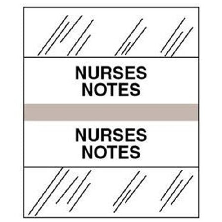 Tabbies Chart Index Tab Insert Tabbies 1/2 X 1-1/4 Inch Nurses Notes - Pack of 1 - 54534-PK
