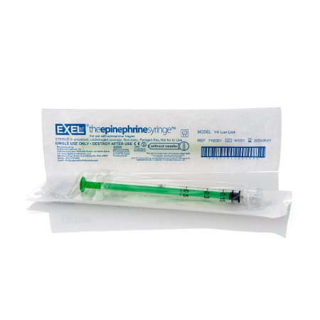 Snap Medical Industries LLC Epinephrine Syringe SnapMedical™ Luer Lock Tip Without Safety - Box of 100 - 71923000-00-BX