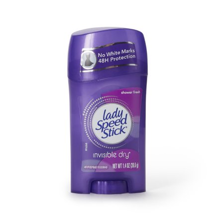 RJ Schinner Co Antiperspirant / Deodorant Lady Speed Stick® Solid 1.4 oz. Shower Fresh Scent - Each - 96299-EA