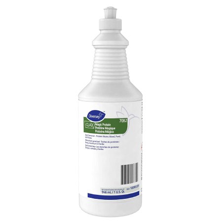 Diversey Laundry Stain Remover Clax® Magic Protein 32 oz. Squeeze Bottle Liquid Surfactant Scent - Case of 6 - 100905391-CS
