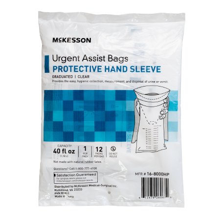 McKesson Emesis Bag McKesson 40 oz. Clear - Each - 16-8000HP-EA