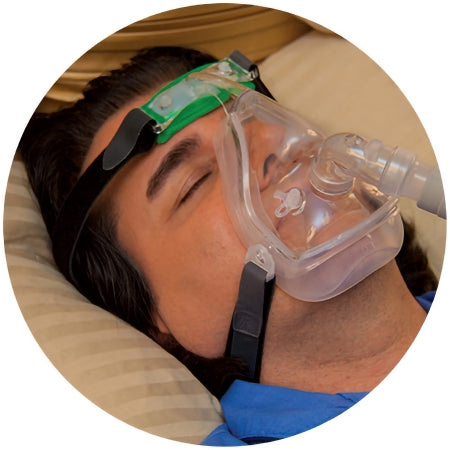 Sunset Healthcare CPAP Mask Kit CPAP Mask Kit Aspen® Full Face Style Medium Cushion - Each - CM029M-EA