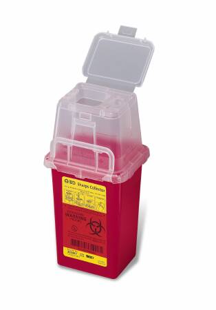 BD Sharps Container Cup Bracket Metal Locking - Case of 12 - 305451-CS