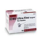 BD Standard Insulin Pen Needle Ultra-Fine III™ 29 Gauge 12.7 mm Length NonSafety - Box of 100 - 328203-BX