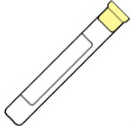 BD BD Vacutainer® Venous Blood Collection Tube Whole Blood Tube ACD Solution B Additive 13 X 100 mm 6 mL Yellow Conventional Closure Glass Tube - Case of 1000 - 364816-CS
