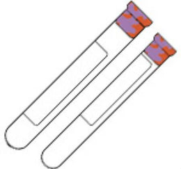 BD BD Vacutainer® Venous Blood Collection Tube Set K3 EDTA Additive 7 mL / 10 mL Conventional Closure Glass Tube - Case of 100 - 366401-CS