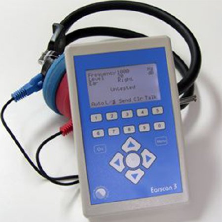 Micro Audiometrics Automatic Threshold Audiometer Earscan 3 Handheld Portable - Each - ES3-EA