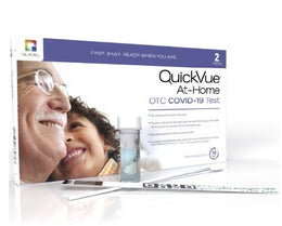Quidel Respiratory Test Kit QuickVue® At-Home OTC COVID-19 Test 2 Tests CLIA Waived - Case of 45 - 20402-CS
