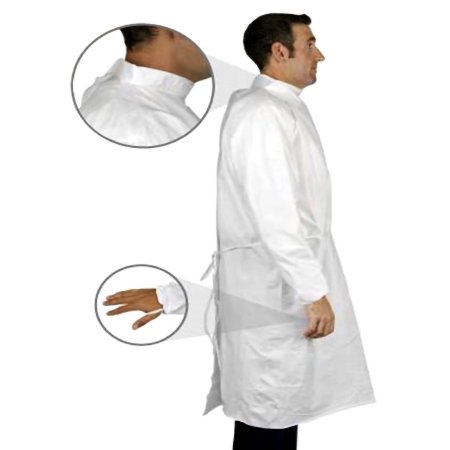 TrueCare Biomedix Cleanroom Gown 5X-Large White Sterile Not Rated Disposable - Case of 50 - TCBA40ST-5XL-CS