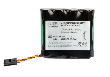 Heine USA Diagnostic Battery Heine Rechargable For for mPack / mPack LL Portable Power Pack for OMEGA 500 and ML4 HeadLight - Each - X-007.99.686-EA
